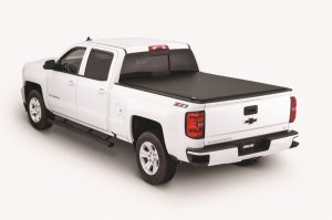 Chevrolet Silverado 1500 Tonneau Cover - Tonno Pro - Lo-Roll - Black - `19-`25